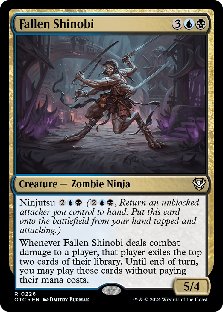 Fallen Shinobi [Outlaws of Thunder Junction Commander] | Pegasus Games WI