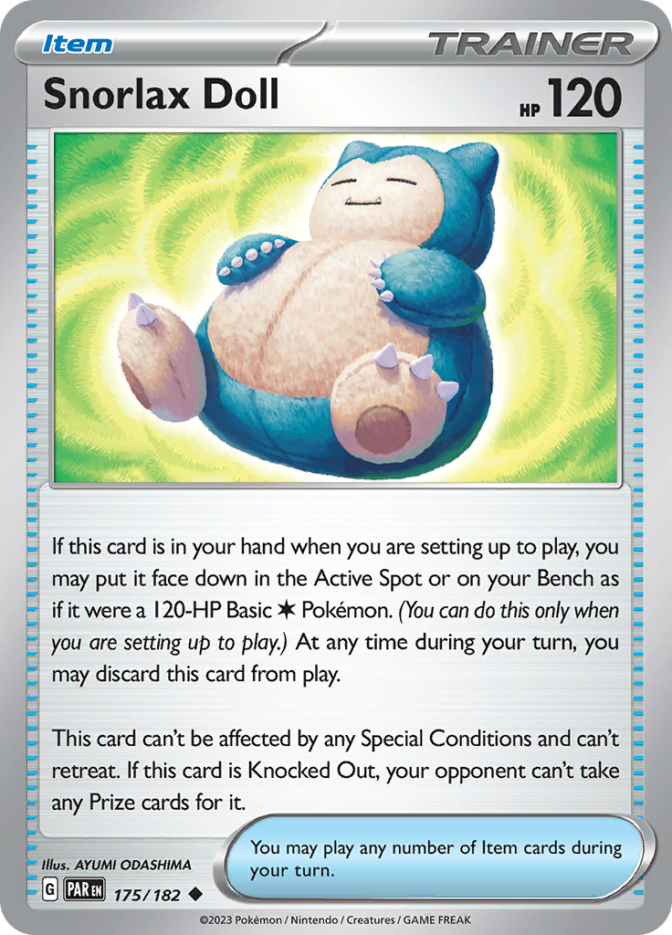 Snorlax Doll (175/182) [Scarlet & Violet: Paradox Rift] | Pegasus Games WI