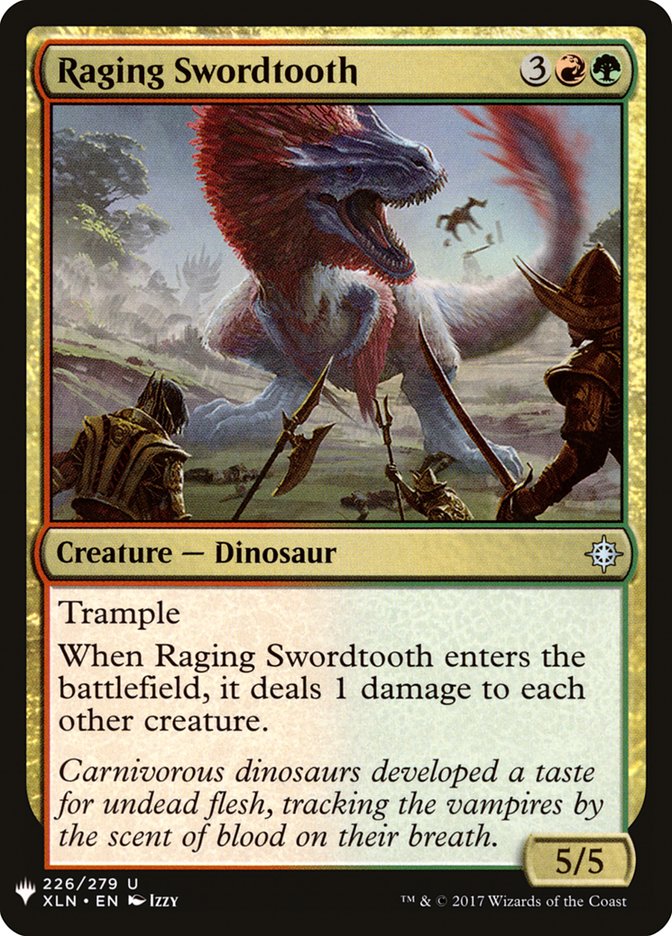 Raging Swordtooth [Mystery Booster] | Pegasus Games WI