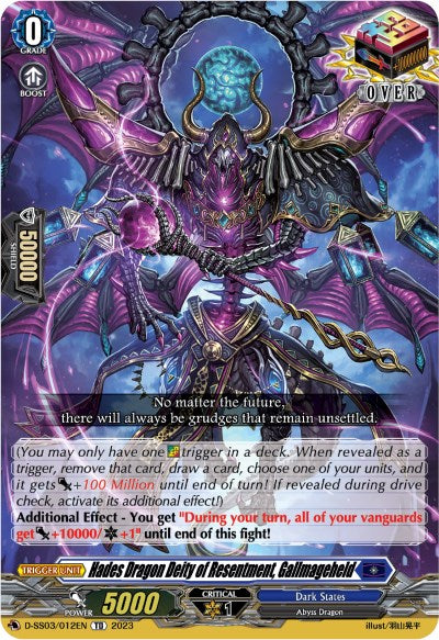 Hades Dragon Deity of Resentment, Gallmageheld (D-SS03/012) [Stride Deckset -Chronojet-] | Pegasus Games WI