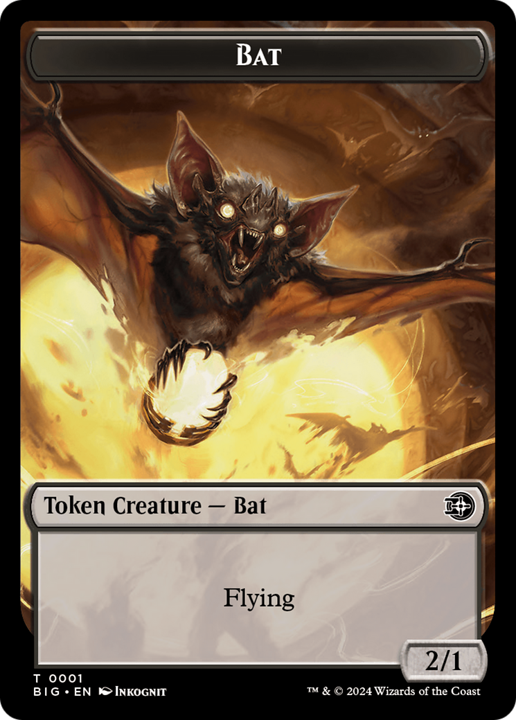 Bat // Plot Double-Sided Token [Outlaws of Thunder Junction: The Big Score Tokens] | Pegasus Games WI