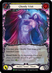 Ghostly Visit (Yellow) [FAB039] (Promo)  Rainbow Foil | Pegasus Games WI