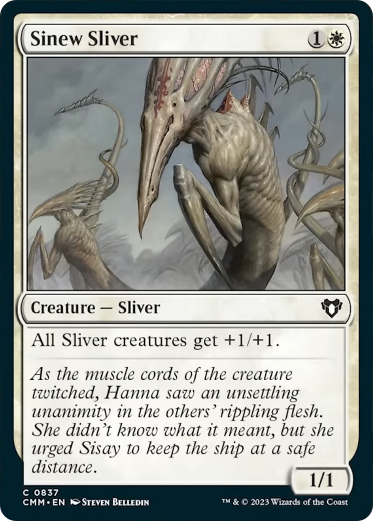 Sinew Sliver [Commander Masters] | Pegasus Games WI
