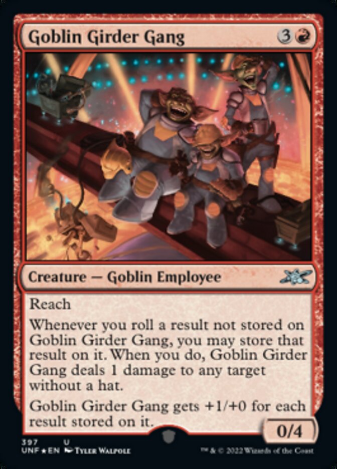 Goblin Girder Gang (Galaxy Foil) [Unfinity] | Pegasus Games WI