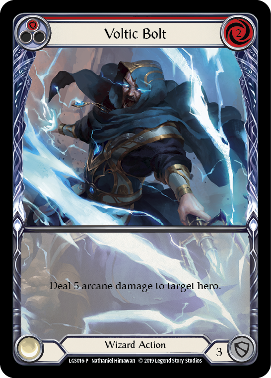 Voltic Bolt (Red) [LGS016-P] (Promo)  1st Edition Normal | Pegasus Games WI