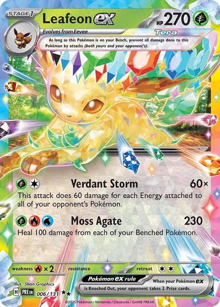 Leafeon ex (006/131) [Scarlet & Violet: Prismatic Evolutions] | Pegasus Games WI