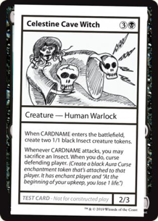 Celestine Cave Witch (2021 Edition) [Mystery Booster Playtest Cards] | Pegasus Games WI