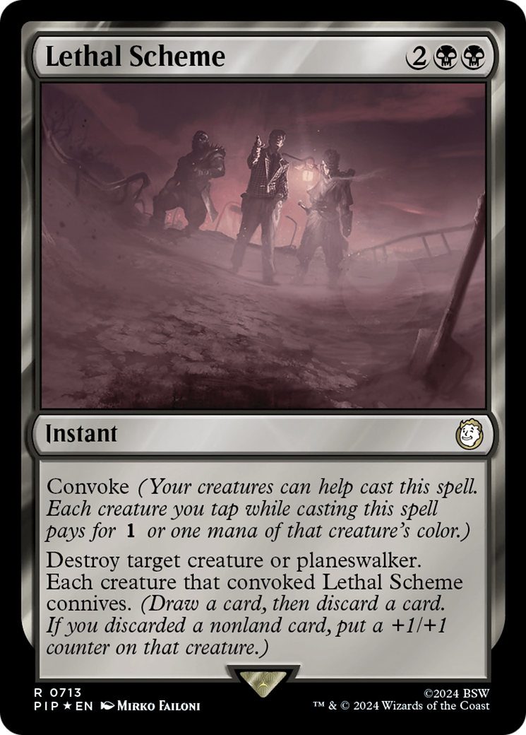 Lethal Scheme (Surge Foil) [Fallout] | Pegasus Games WI