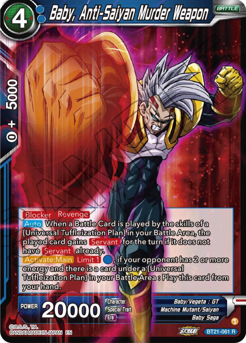 Baby, Anti-Saiyan Murder Weapon (BT21-061) [Wild Resurgence] | Pegasus Games WI