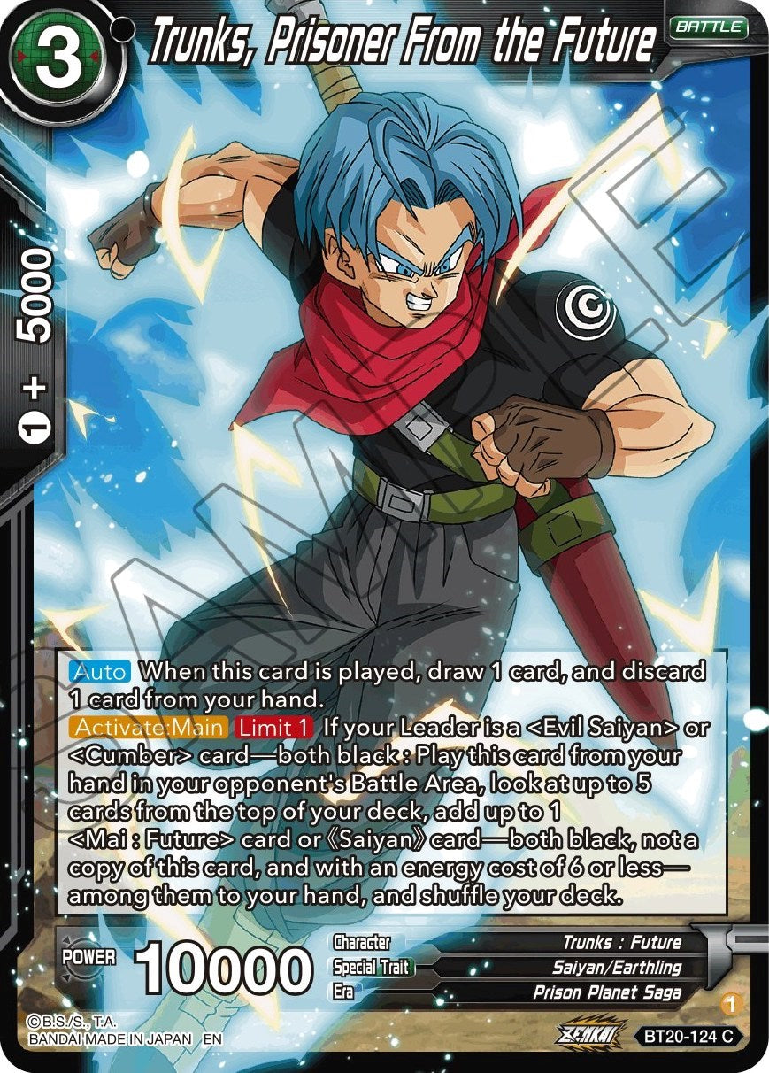 Trunks, Prisoner From the Future (BT20-124) [Power Absorbed] | Pegasus Games WI