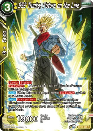 SS2 Trunks, Future on the Line (BT16-081) [Realm of the Gods] | Pegasus Games WI