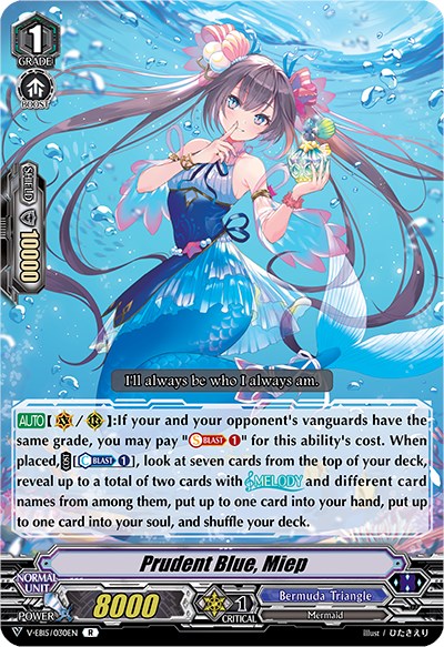 Prudent Blue, Miep (V-EB15/030EN) [Twinkle Melody] | Pegasus Games WI