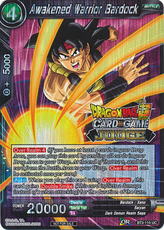 Awakened Warrior Bardock (BT3-110) [Judge Promotion Cards] | Pegasus Games WI