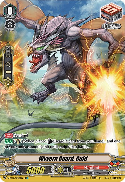 Wyvern Guard, Guld (V-BT12/SP40EN) [Divine Lightning Radiance] | Pegasus Games WI