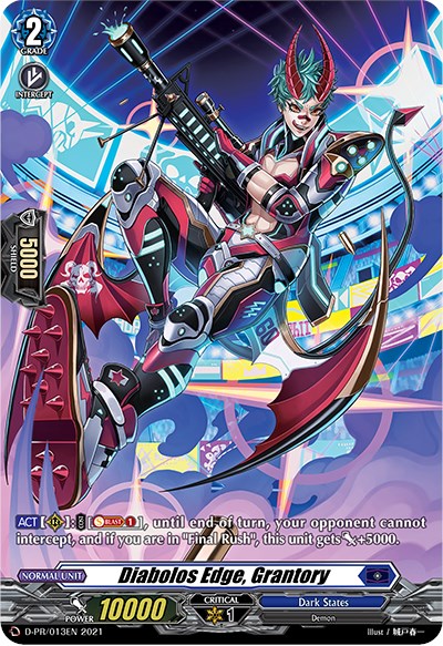 Diabolos Edge, Grantory (D-PR/013EN) [D Promo Cards] | Pegasus Games WI