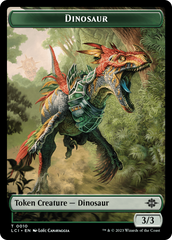 Gnome // Dinosaur (0010) Double-Sided Token [The Lost Caverns of Ixalan Tokens] | Pegasus Games WI
