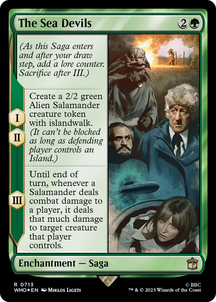 The Sea Devils (Surge Foil) [Doctor Who] | Pegasus Games WI