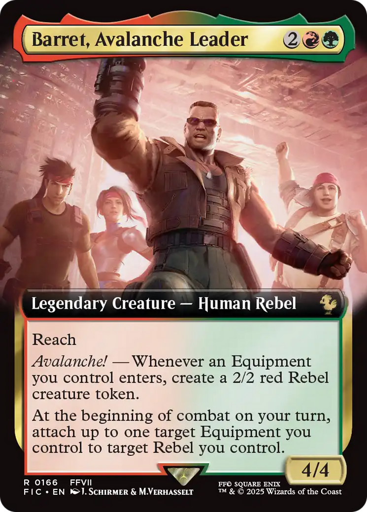 Barret, Avalanche Leader (Extended Art) [FINAL FANTASY Commander] | Pegasus Games WI