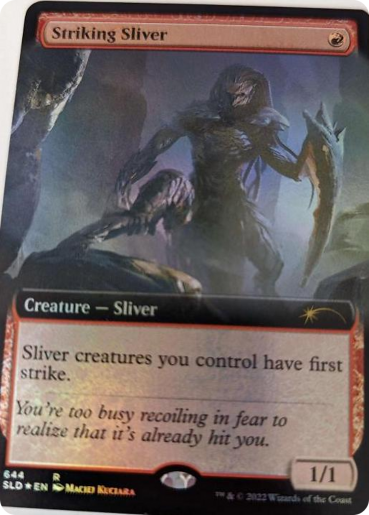 Striking Sliver (Extended Art) [Secret Lair Drop Series] | Pegasus Games WI