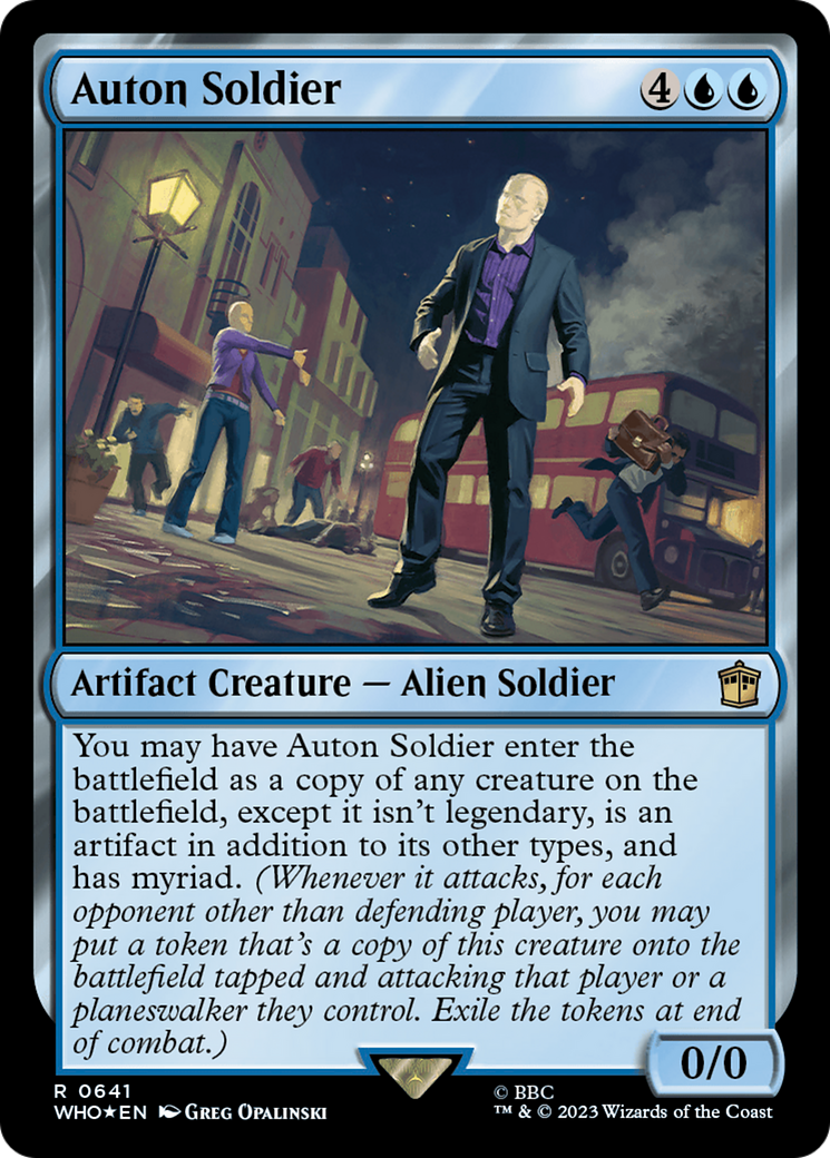 Auton Soldier (Surge Foil) [Doctor Who] | Pegasus Games WI