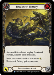 Breakneck Battery (Yellow) [U-WTR012] (Welcome to Rathe Unlimited)  Unlimited Rainbow Foil | Pegasus Games WI