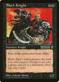 Black Knight (Oversized) [Oversize Cards] | Pegasus Games WI