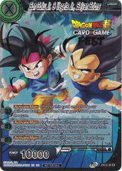 Son Goku Jr. & Vegeta Jr., Saiyan Scions (Card Game Fest 2022) (EX13-30) [Tournament Promotion Cards] | Pegasus Games WI