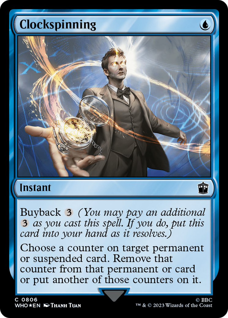 Clockspinning (Surge Foil) [Doctor Who] | Pegasus Games WI