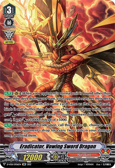 Eradicator, Vowing Sword Dragon (D-VS01/SP06EN) [V Clan Collection Vol.1] | Pegasus Games WI