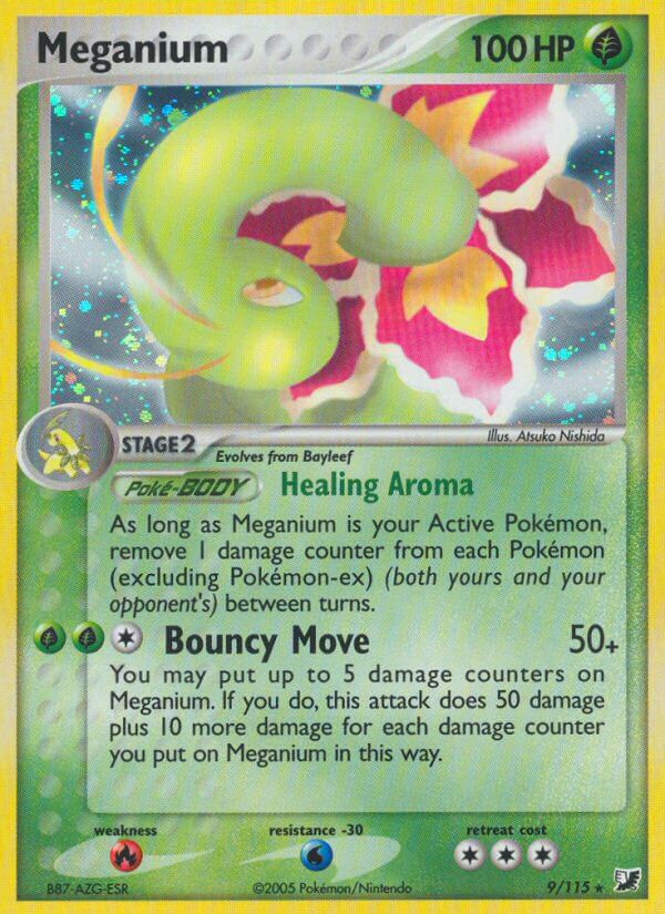 Meganium (9/115) (Theme Deck Exclusive) [EX: Unseen Forces] | Pegasus Games WI