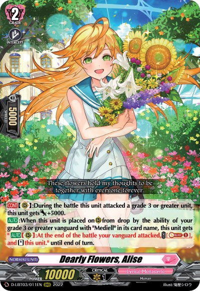 Dearly Flowers, Alise (D-LBT03/011EN) [Lyrical Monasterio: Summertime Memories!] | Pegasus Games WI