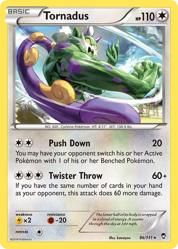 Tornadus (86/111) [XY: Furious Fists] | Pegasus Games WI