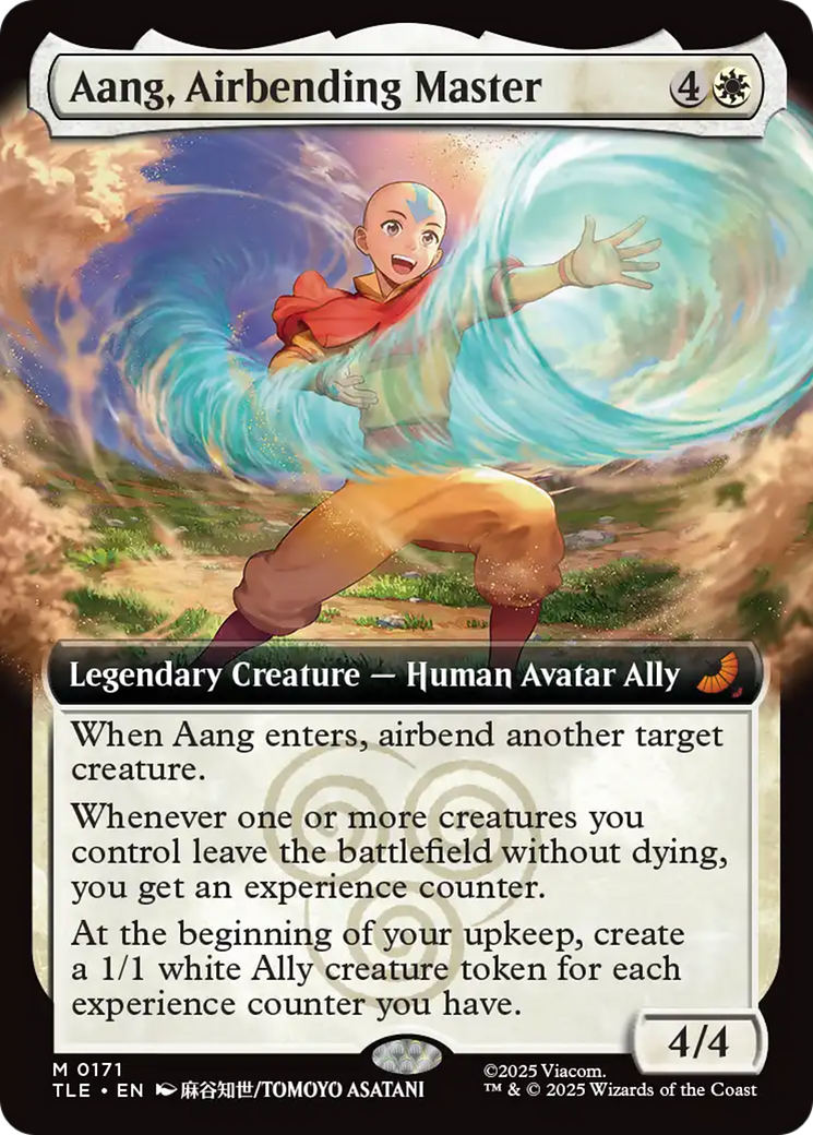 Aang, Airbending Master (Extended Art) [Avatar: The Last Airbender: Eternal-Legal] | Pegasus Games WI