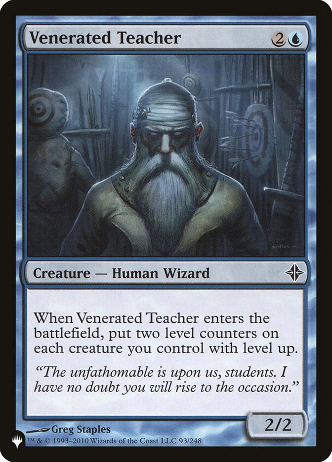 Venerated Teacher [The List] | Pegasus Games WI