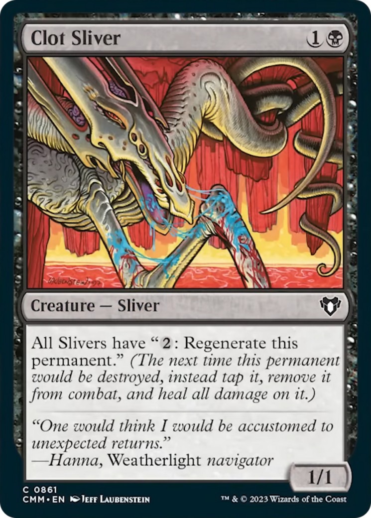 Clot Sliver [Commander Masters] | Pegasus Games WI