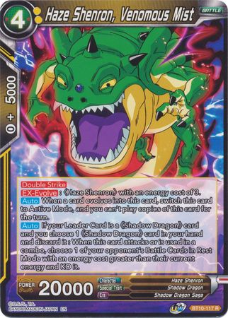 Haze Shenron, Venomous Mist (BT10-117) [Rise of the Unison Warrior 2nd Edition] | Pegasus Games WI