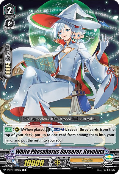 White Phosphorus Sorcerer, Revoluta (V-BT12/070EN) [Divine Lightning Radiance] | Pegasus Games WI