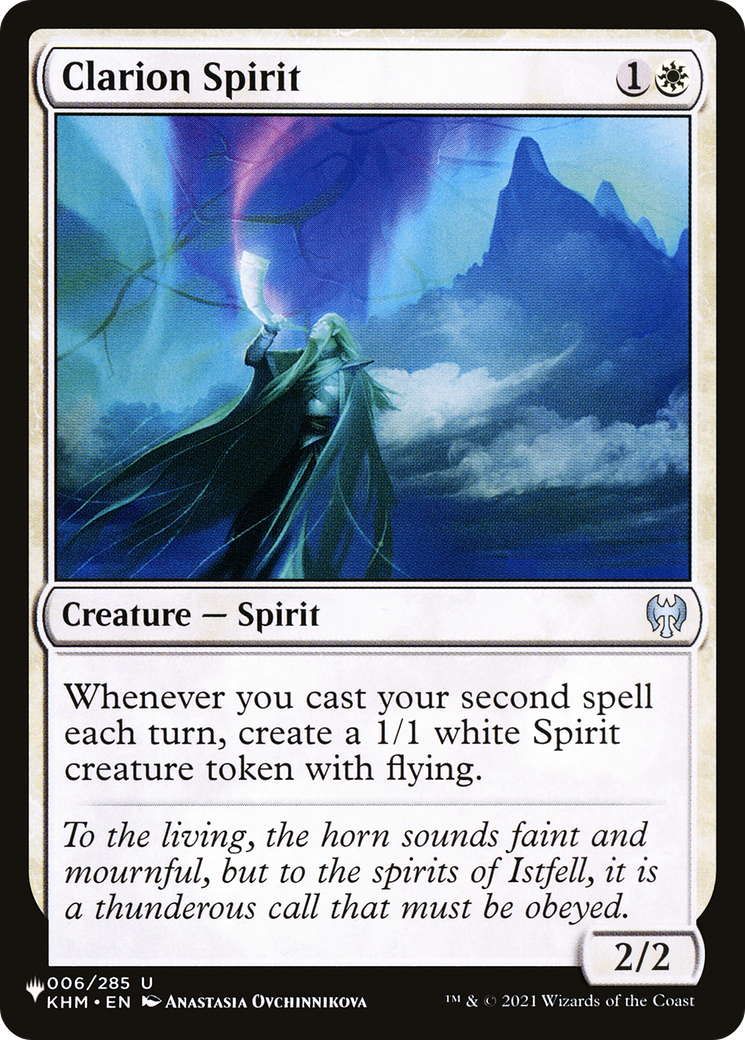 Clarion Spirit [The List Reprints] | Pegasus Games WI