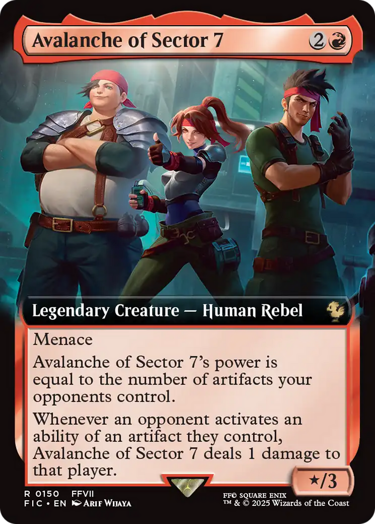 Avalanche of Sector 7 (Extended Art) [FINAL FANTASY Commander] | Pegasus Games WI