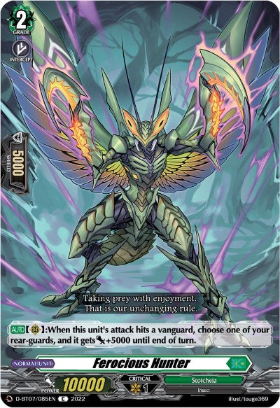 Ferocious Hunter (D-BT07/085EN) [Raging Flames Against Emerald Storm] | Pegasus Games WI