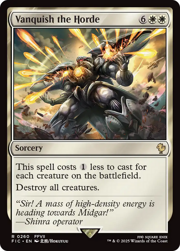 Vanquish the Horde [FINAL FANTASY Commander] | Pegasus Games WI
