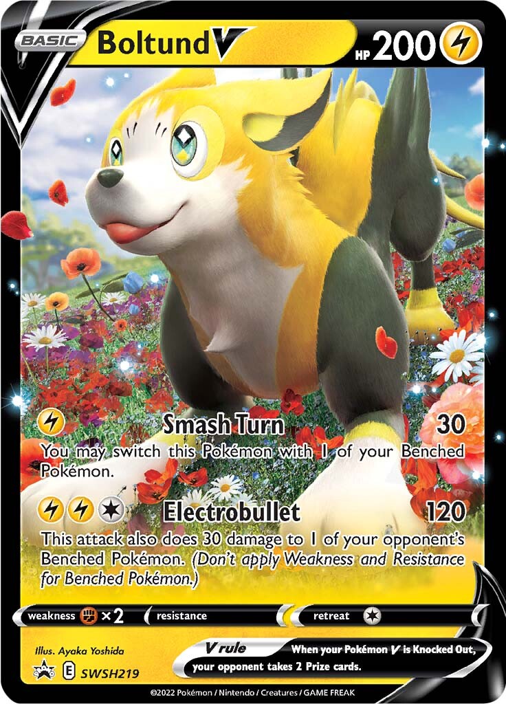 Boltund V (SWSH219) [Sword & Shield: Black Star Promos] | Pegasus Games WI