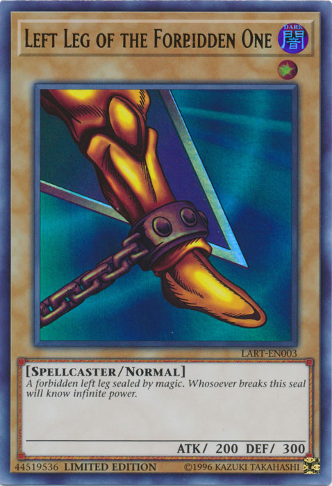 Left Leg of the Forbidden One [LART-EN003] Ultra Rare | Pegasus Games WI