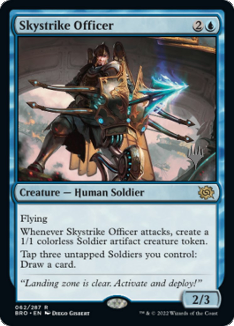 Skystrike Officer (Promo Pack) [The Brothers' War Promos] | Pegasus Games WI