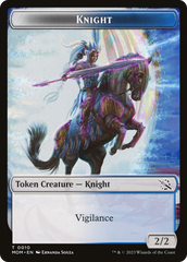 Thopter // Knight (10) Double-Sided Token [March of the Machine Tokens] | Pegasus Games WI