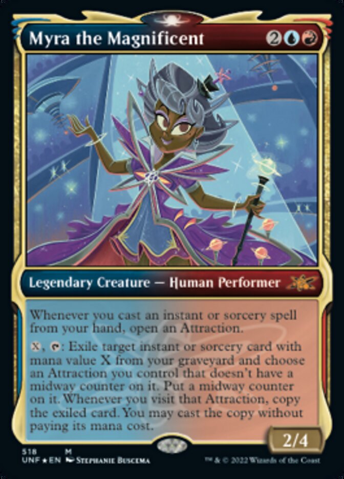 Myra the Magnificent (Showcase) (Galaxy Foil) [Unfinity] | Pegasus Games WI