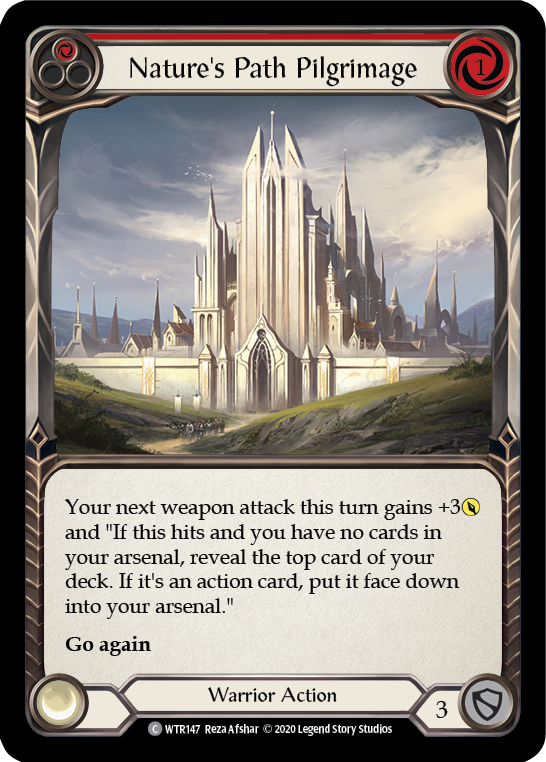 Nature's Path Pilgrimage (Red) [U-WTR147] (Welcome to Rathe Unlimited)  Unlimited Normal | Pegasus Games WI