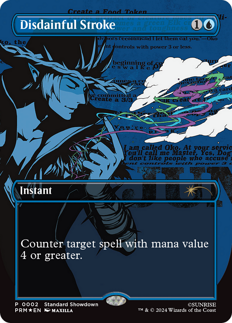 Disdainful Stroke [Standard Showdown Promos] | Pegasus Games WI