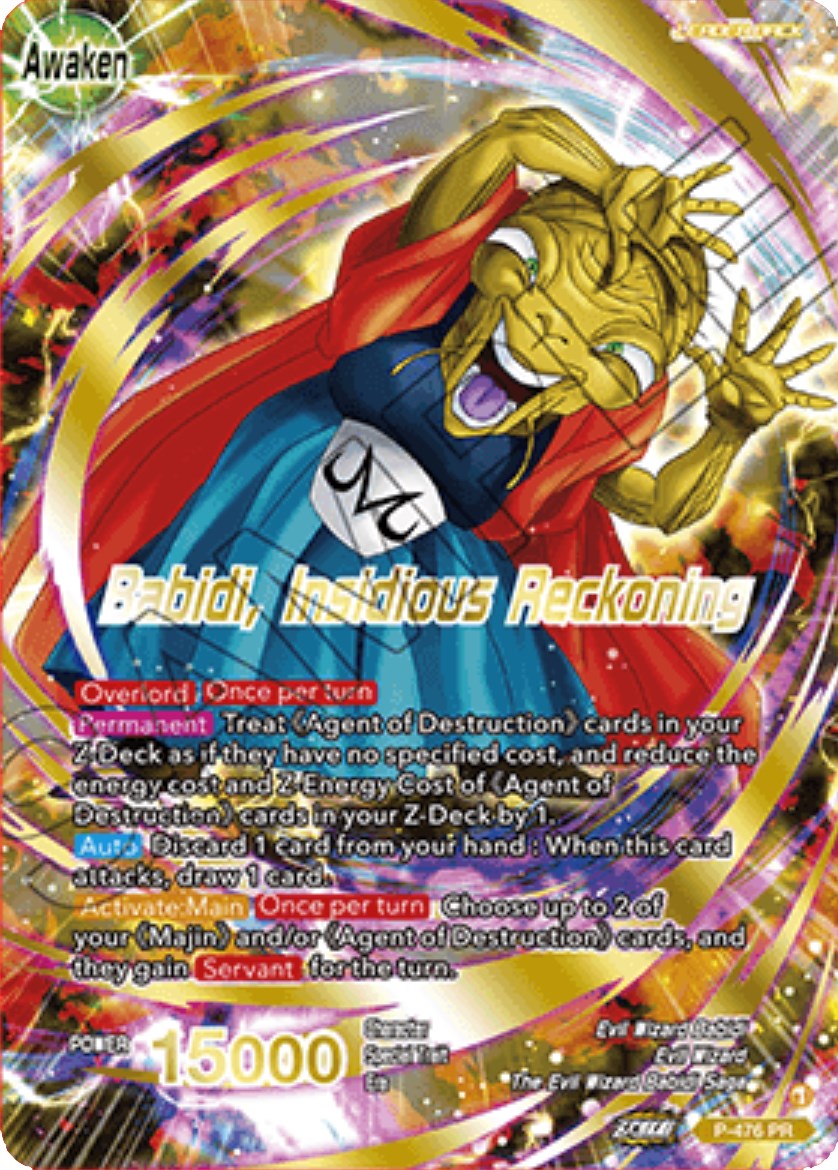 Babidi // Babidi, Insidious Reckoning (Gold-Stamped) (P-476) [Tournament Promotion Cards] | Pegasus Games WI