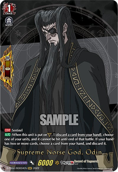 Supreme Norse God, Odin (D-TB02/RGR34EN) [Record of Ragnarok] | Pegasus Games WI